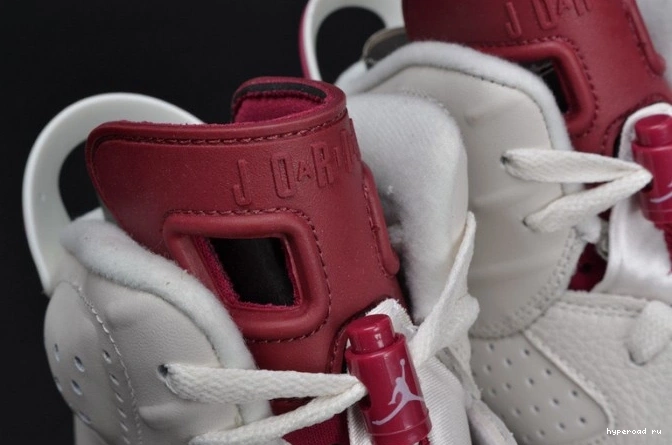 Retro 384664-116 white Jordan 6 Maroon Air 1205